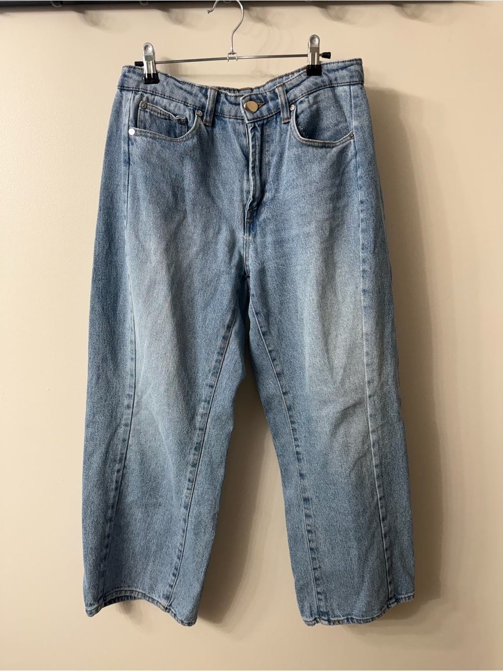 Oat New York Light Blue Straight-Leg Jeans